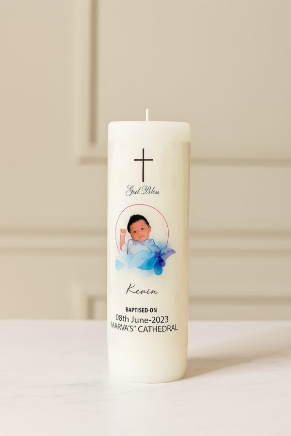 20250803_2006_Baptism Candle Display_remix_01k1r5ner8eze9hh82zxvqmysx